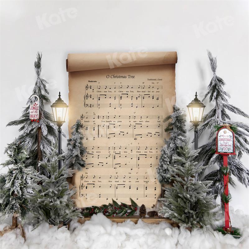 Kate Christmas Song Book Backdrop Designed by Uta Mueller Photography -UK