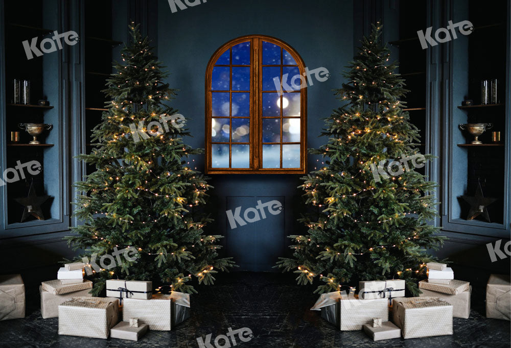 Kate Christmas Window Night Gifts Backdrop Designed by Chain Photography -UK
