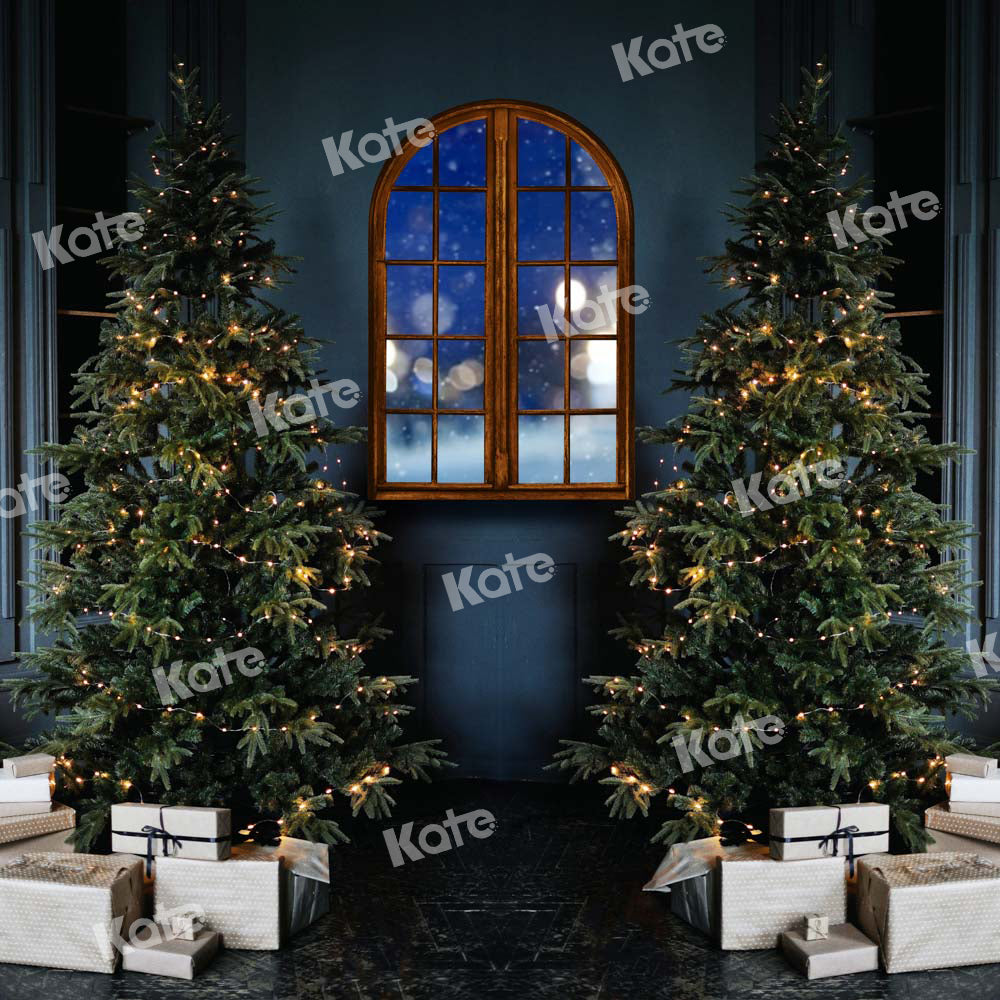 Kate Christmas Window Night Gifts Backdrop Designed by Chain Photography -UK