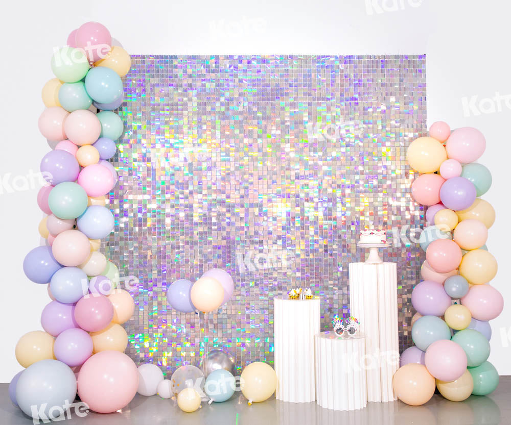 Kate Symphony Birthday Party Balloons Shiny Backdrop Designed by Emetselch -UK