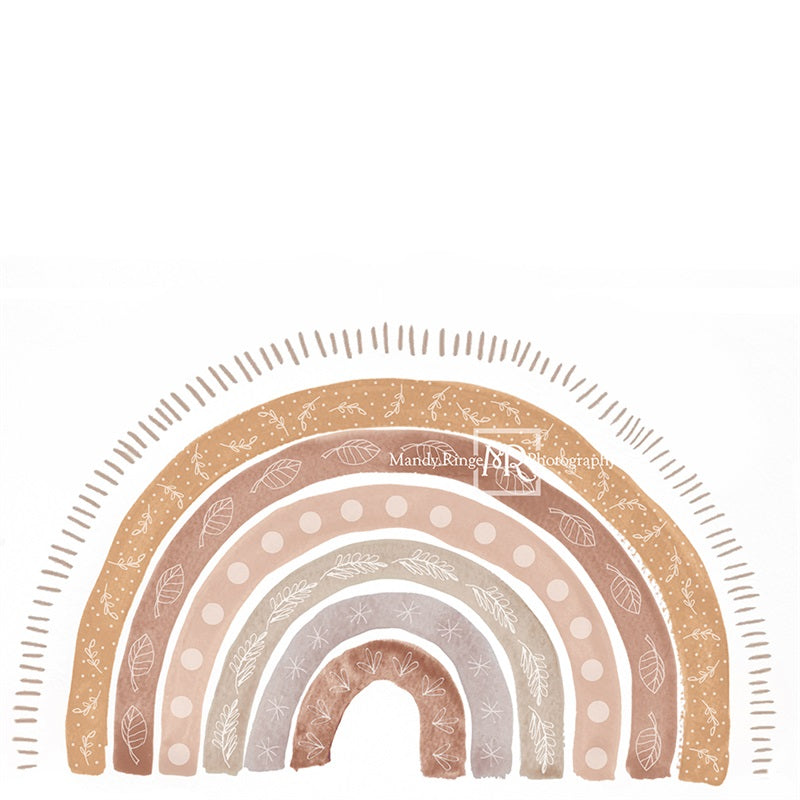 Kate Boho Doodle Rainbow Backdrop Designed by Mandy Ringe Photography -UK