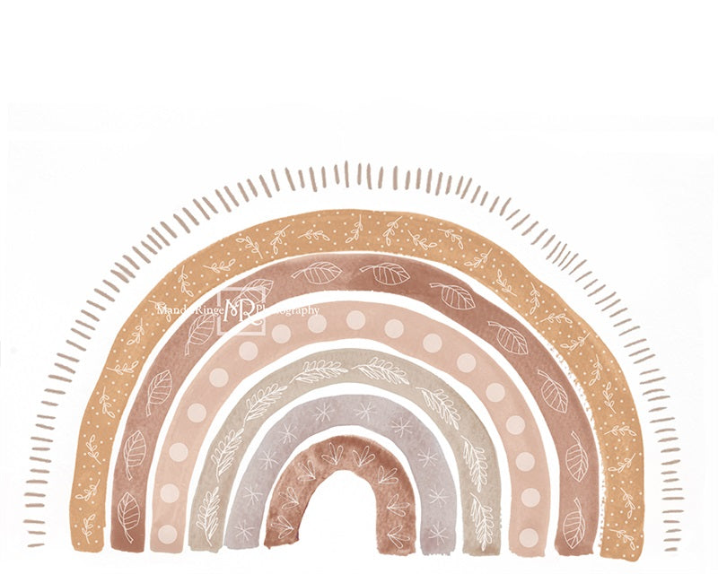 Kate Boho Doodle Rainbow Backdrop Designed by Mandy Ringe Photography -UK
