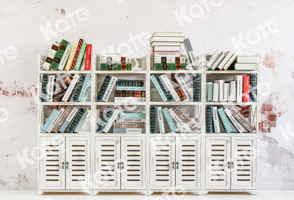 Kate White Bookshelf Backdrop Designed by Emetselch -UK