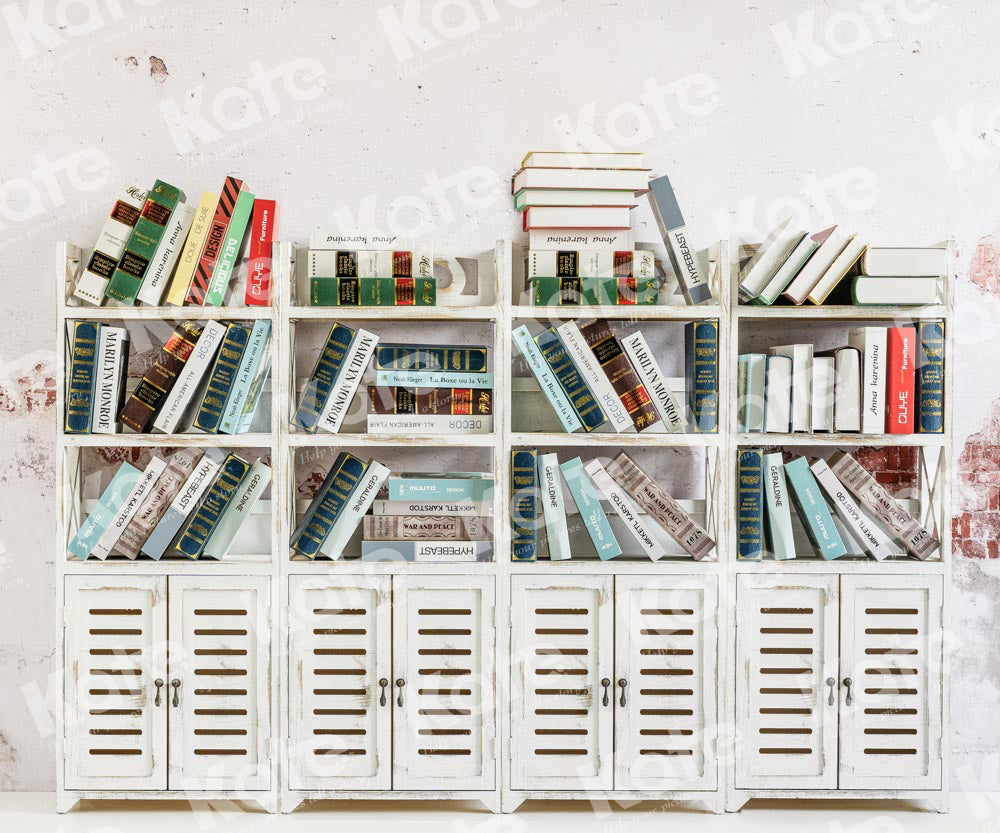Kate White Bookshelf Backdrop Designed by Emetselch -UK