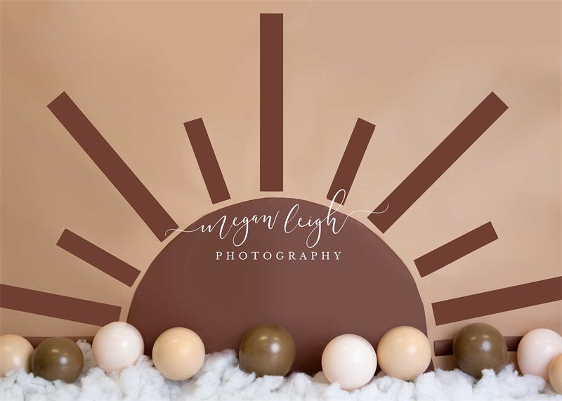 Kate Sunny Boho Balloons Backdrop Designed by Megan Leigh Photography