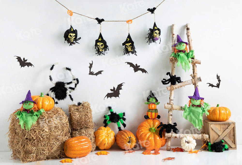 Kate Halloween Pumpkins Backdrop Designed by Uta Mueller Photography -UK