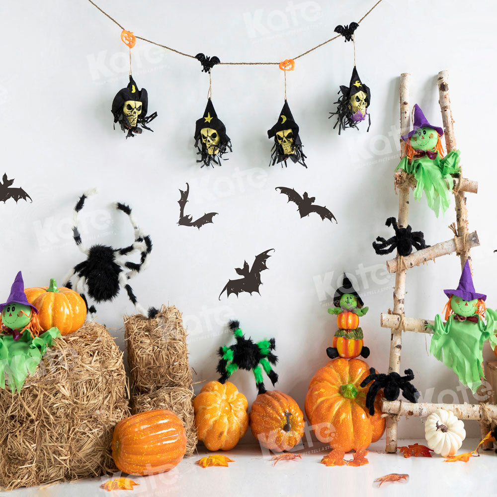 Kate Halloween Pumpkins Backdrop Designed by Uta Mueller Photography -UK