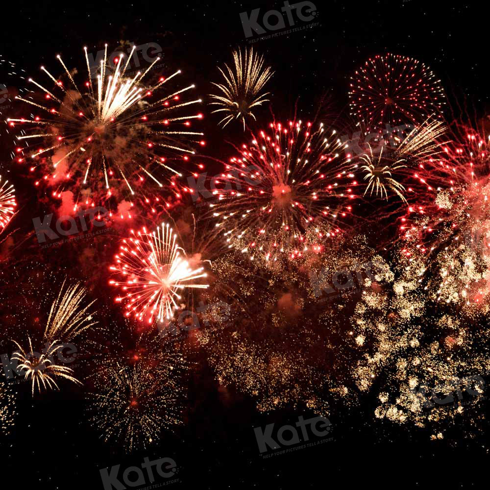 Kate Happy New Year Fireworks Celebration Backdrop Designed by Chain Photography -UK