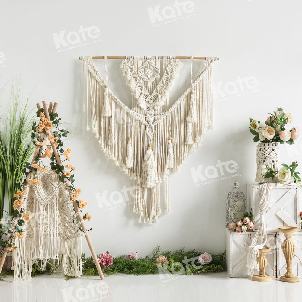 Kate Spring Boho Flower Tent Backdrop Designed by Emetselch -UK