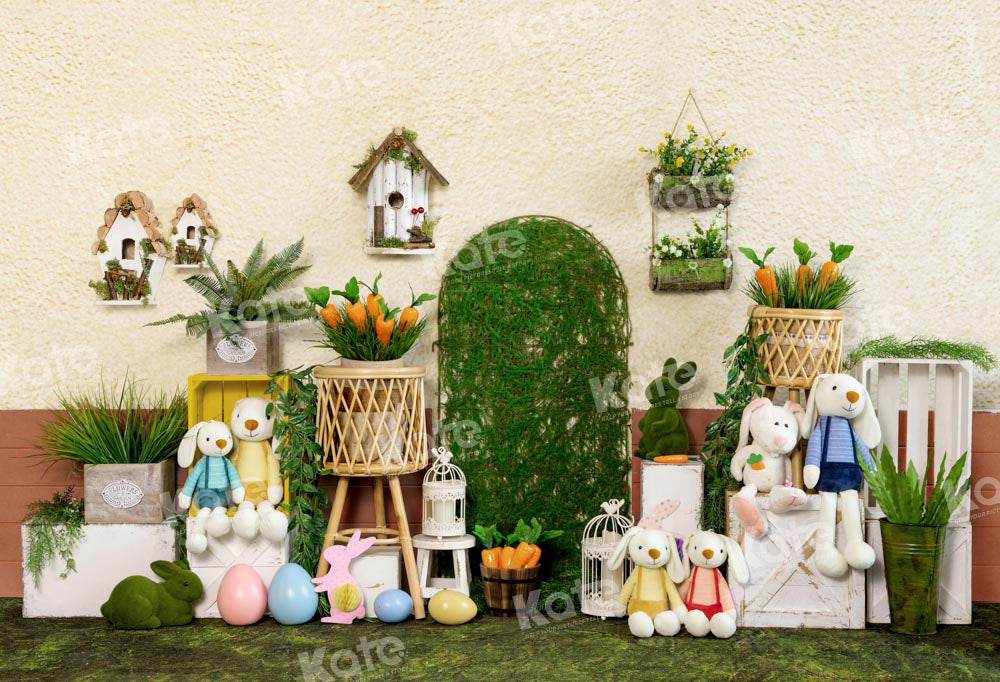 Kate Easter Bunny Garden Backdrop Designed by Emetselch -UK