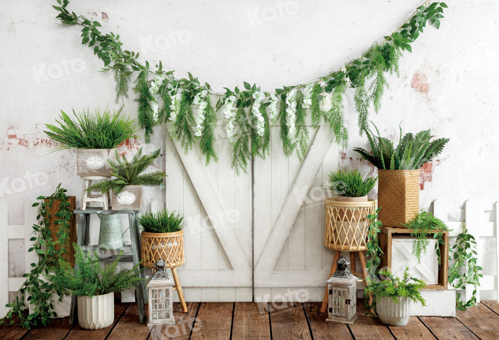 Kate Spring Barn Plants Backdrop Designed by Emetselch -UK