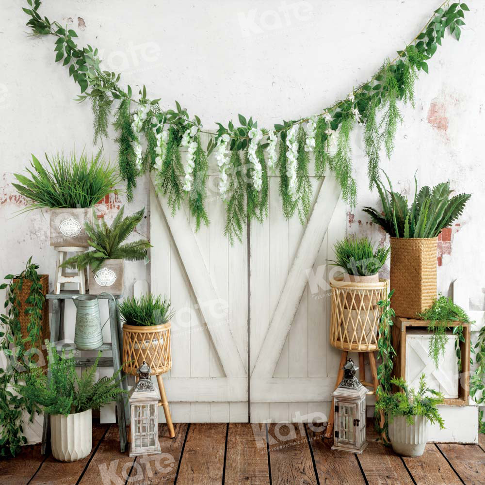 Kate Spring Barn Plants Backdrop Designed by Emetselch -UK