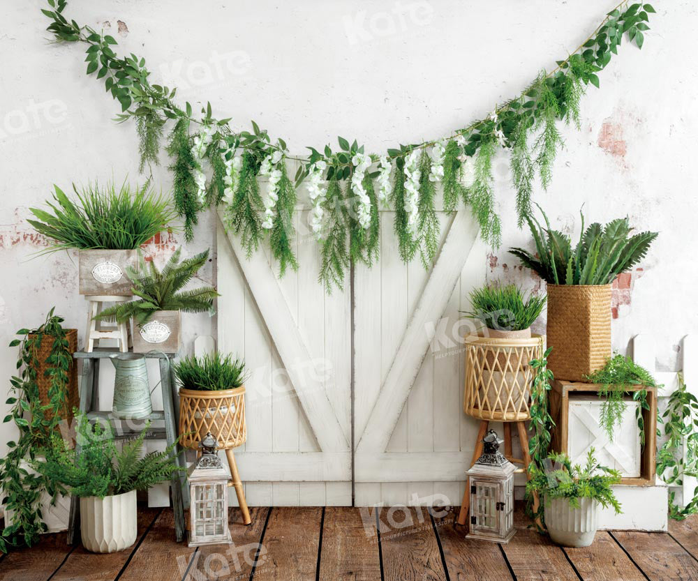 Kate Spring Barn Plants Backdrop Designed by Emetselch -UK