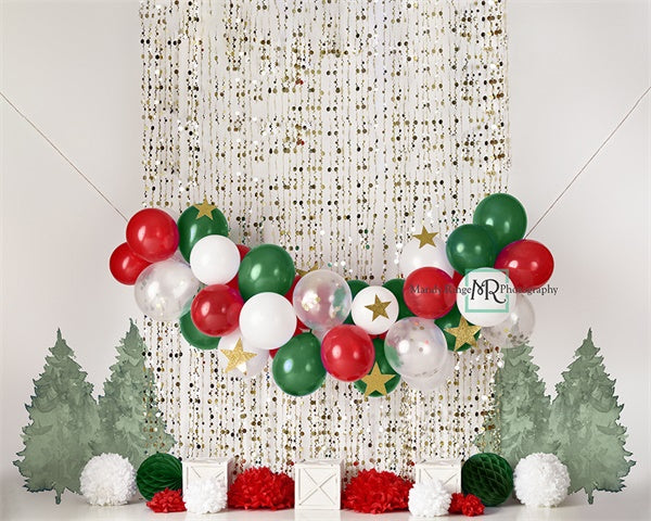 Kate Holiday Party Christmas Backdrop Designed by Mandy Ringe Photography -UK