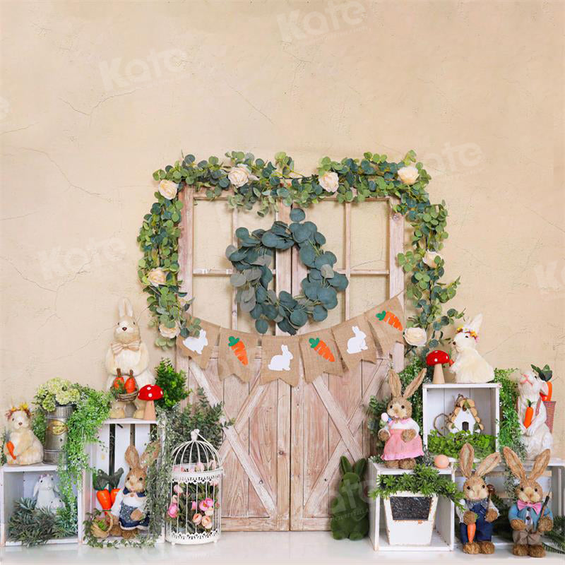 Kate Easter Bunny Barn Door Backdrop for Photography
