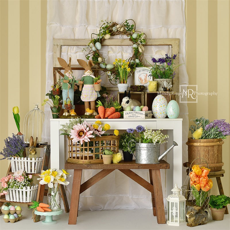 Kate Farmhouse Easter Backdrop Designed by Mandy Ringe Photography -UK