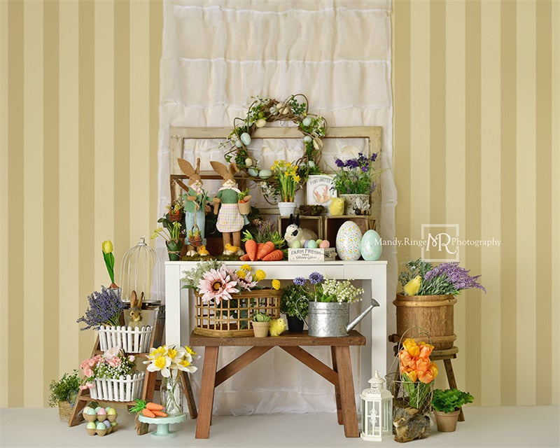 Kate Farmhouse Easter Backdrop Designed by Mandy Ringe Photography -UK