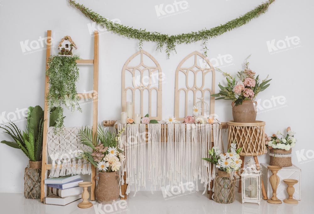 Kate Spring Boho Hawaiian Style Backdrop Designed by Emetselch -UK