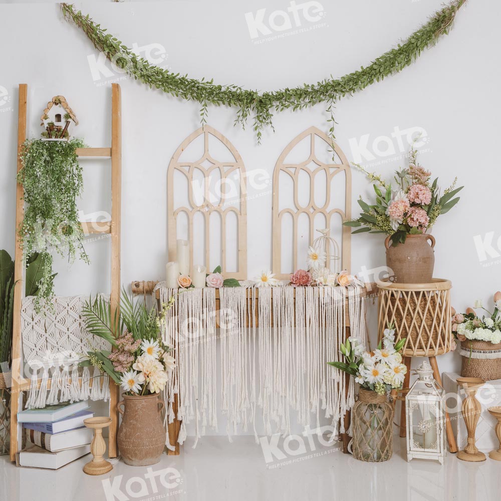 Kate Spring Boho Hawaiian Style Backdrop Designed by Emetselch -UK