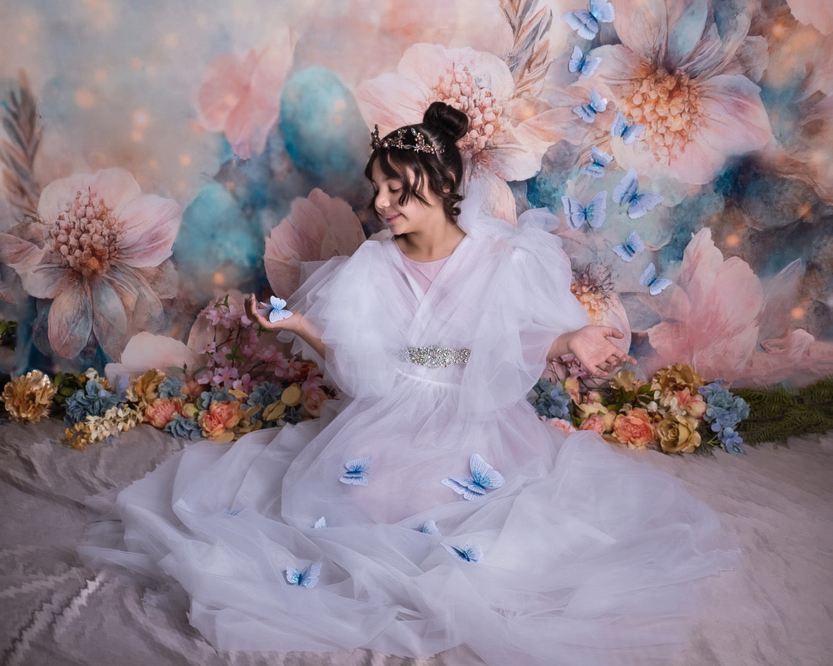 Kate Spring Fine Art Blooming Flower Backdrop for Photography -UK