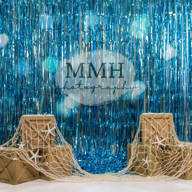 Kate Undersea Sequin Mermaid Backdrop Designed by Melissa McCraw-Hummer -UK