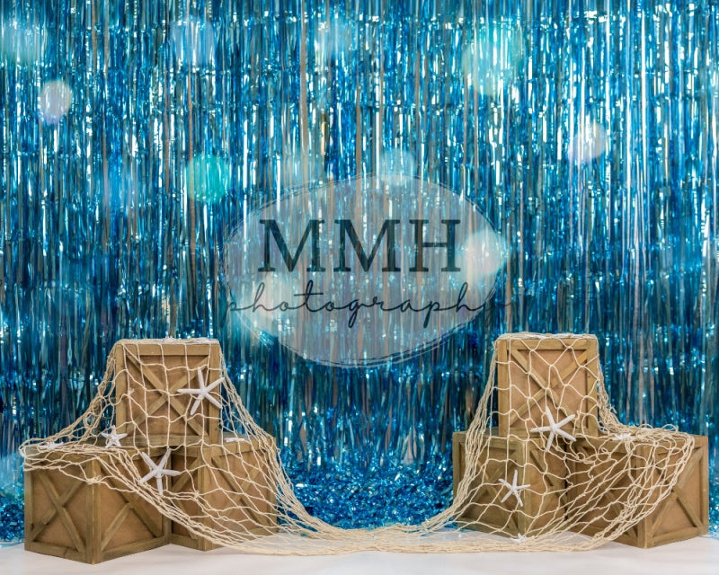 Kate Undersea Sequin Mermaid Backdrop Designed by Melissa McCraw-Hummer -UK