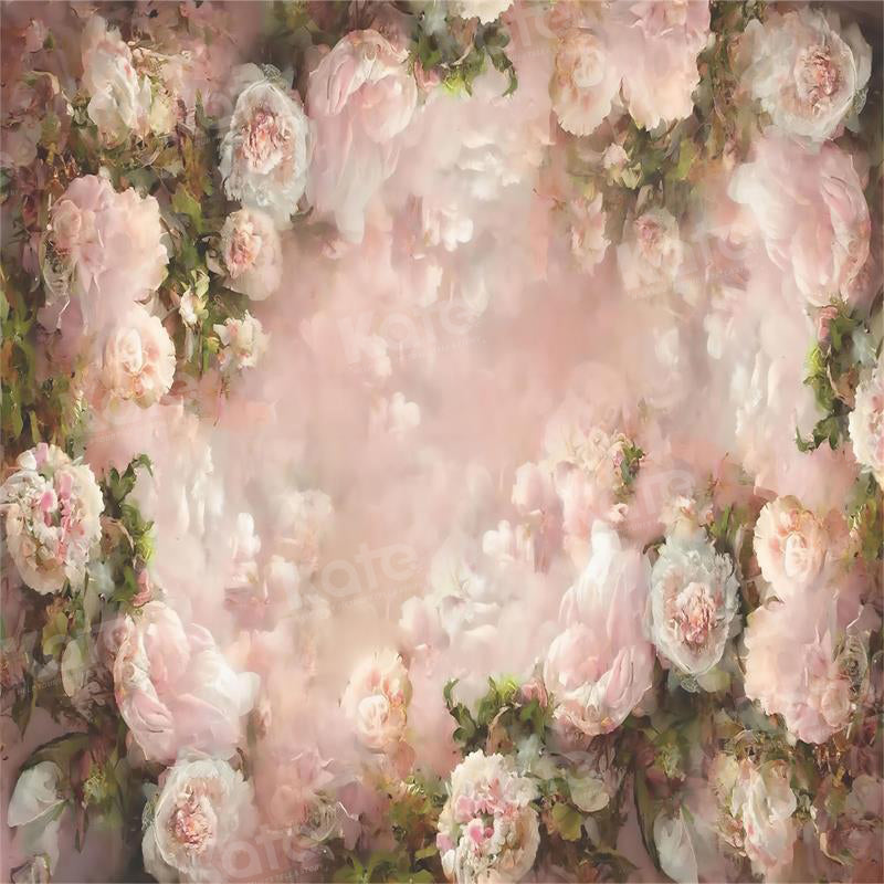 Kate Pink Floral Fine Art Backdrop for Photography -UK