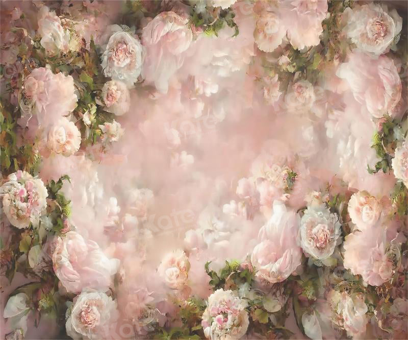 Kate Pink Floral Fine Art Backdrop for Photography -UK