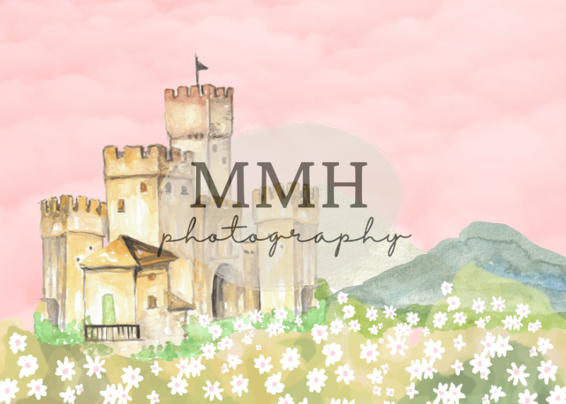 Kate Princess Castle Backdrop Designed by Melissa McCraw-Hummer -UK