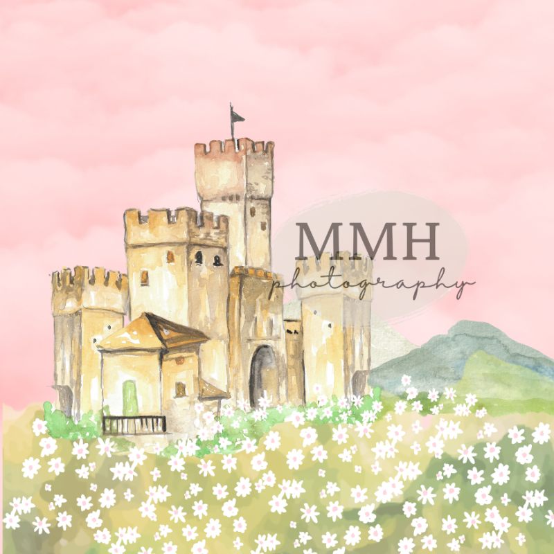 Kate Princess Castle Backdrop Designed by Melissa McCraw-Hummer -UK