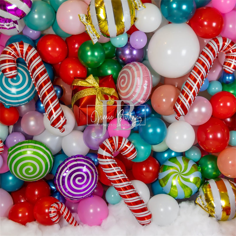 Kate Christmas Balloon Wall Backdrop Designed by JB Photography
