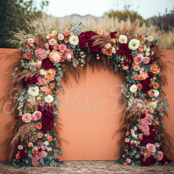 Kate Boho Flower Backdrop for photography Designed by Mini MakeBelieve