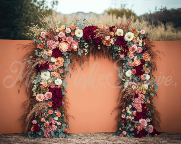 Kate Boho Flower Backdrop for photography Designed by Mini MakeBelieve