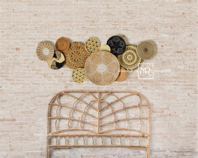 Kate Boho Headboard Baskets Backdrop Designed by Mandy Ringe Photography -UK