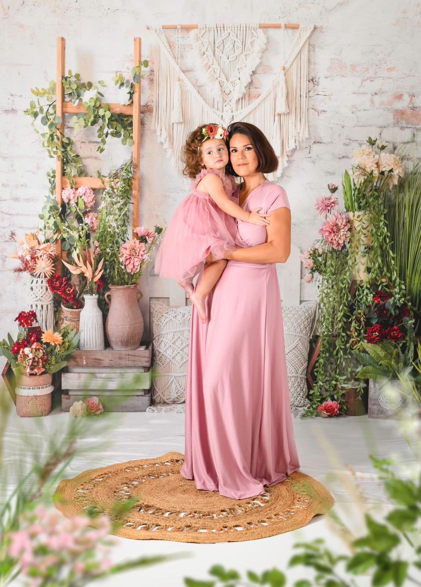 Kate Spring Boho Flower Backdrop Designed by Emetselch -UK