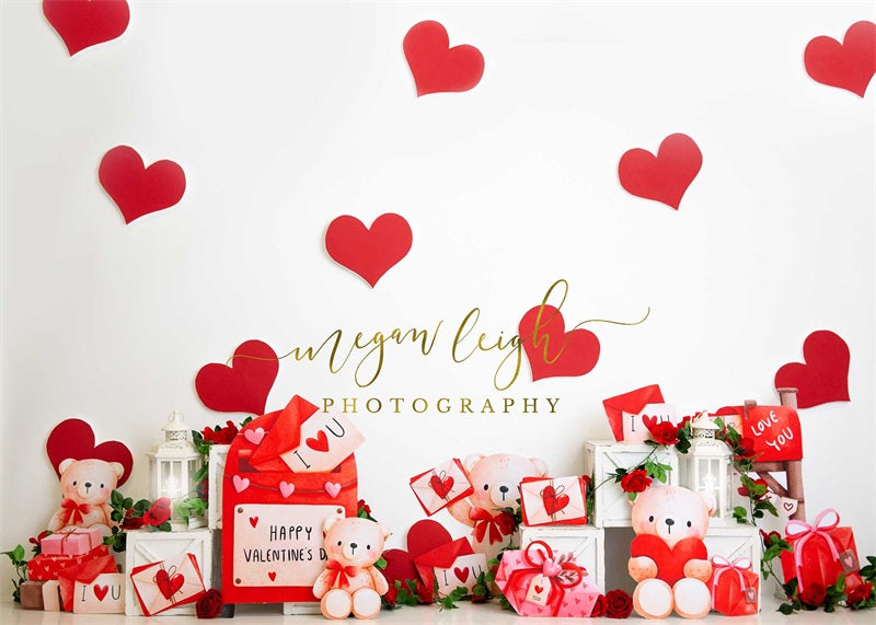 Kate Valentine's Day Love Letters Backdrop Designed by Megan Leigh Photography -UK