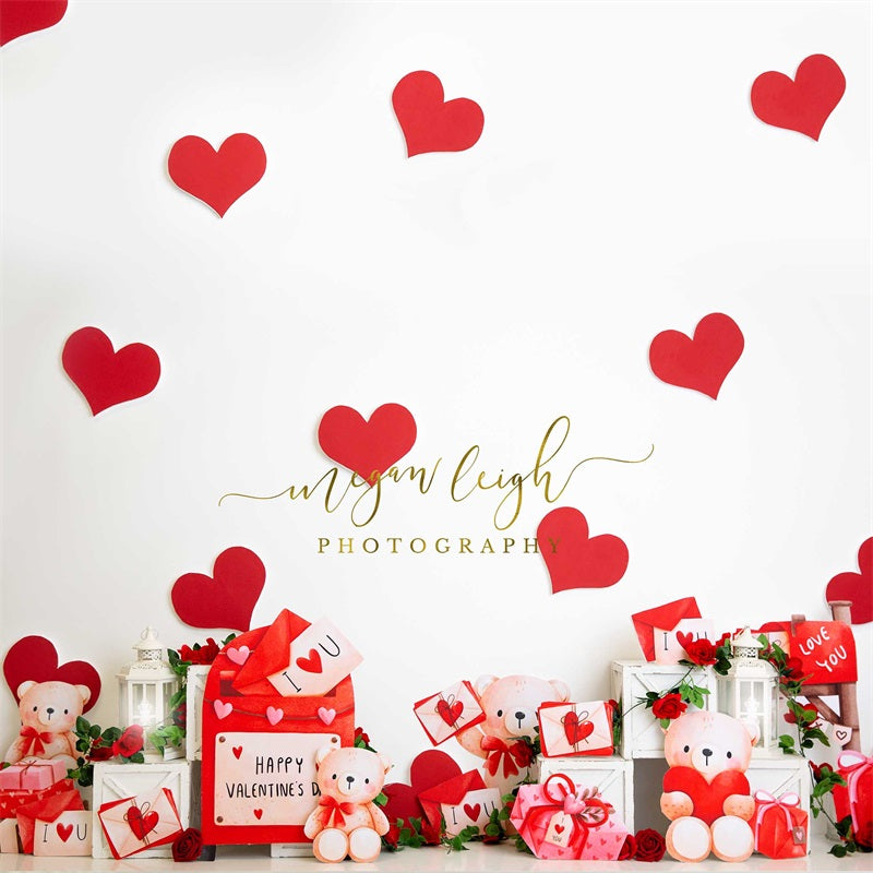 Kate Valentine's Day Love Letters Backdrop Designed by Megan Leigh Photography -UK