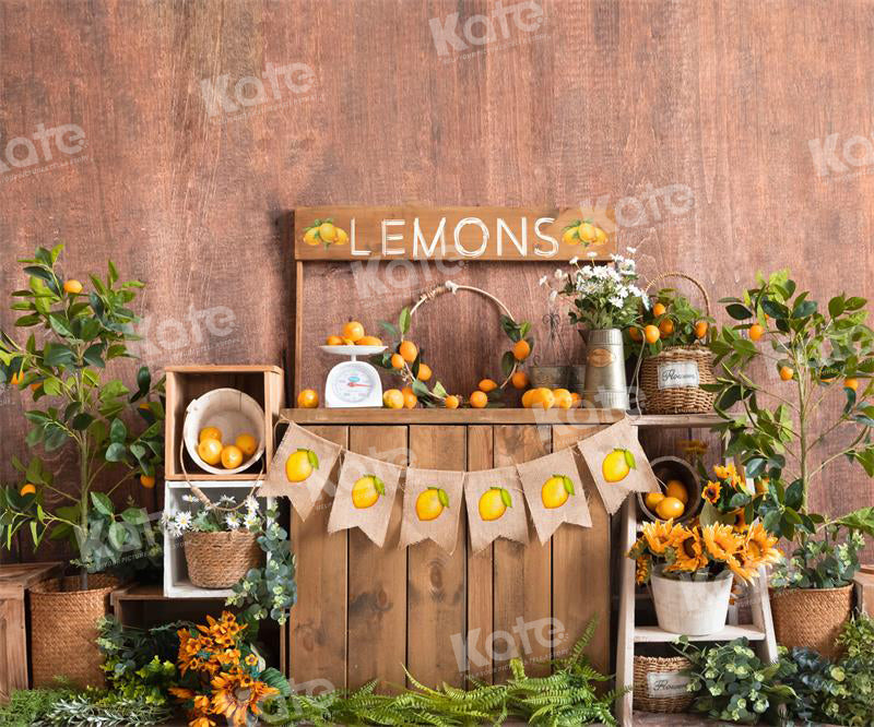 Kate Spring/Summer Lemon Fresh Backdrop for Photography -UK