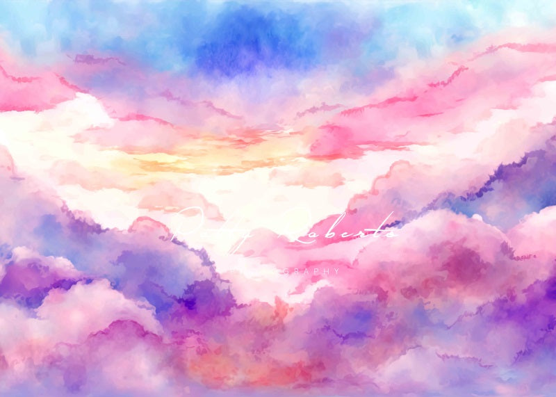 Kate Cotton Candy Sky Backdrop Designed by Patty Robert -UK