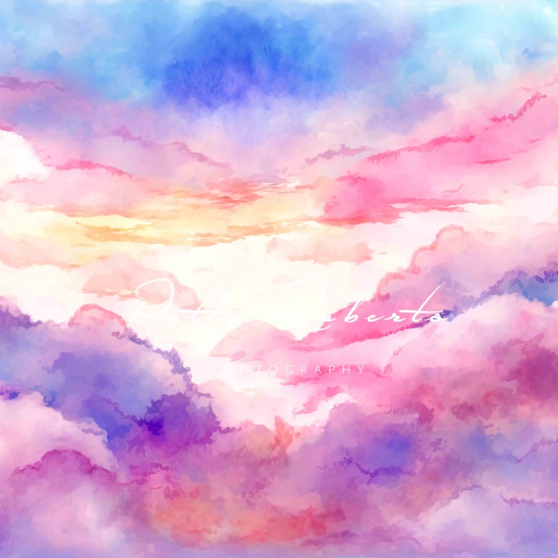 Kate Cotton Candy Sky Backdrop Designed by Patty Robert -UK