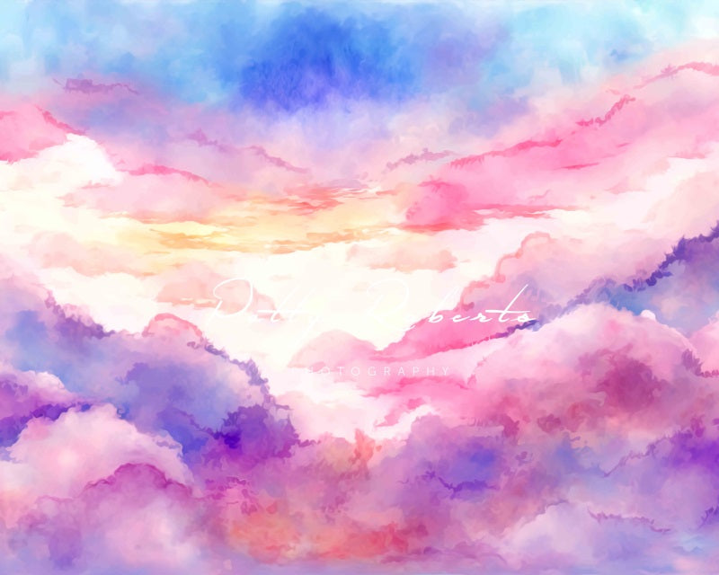 Kate Cotton Candy Sky Backdrop Designed by Patty Robert -UK