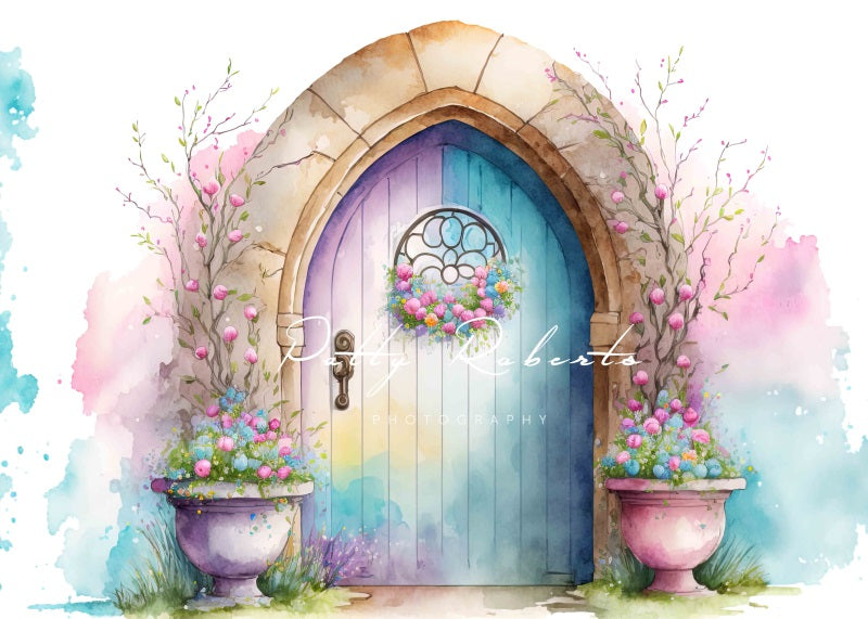 Kate Spring Enchanted Door Backdrop Designed by Patty Robert -UK