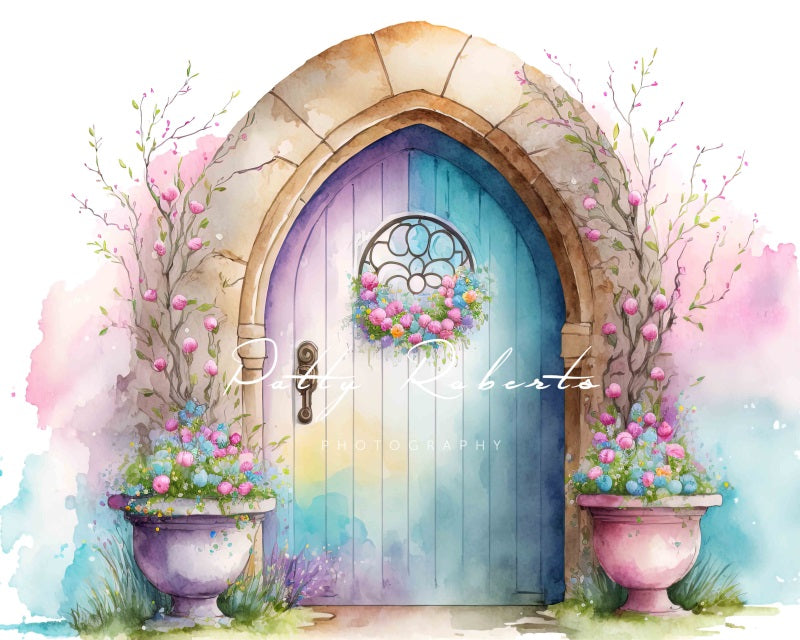 Kate Spring Enchanted Door Backdrop Designed by Patty Robert -UK