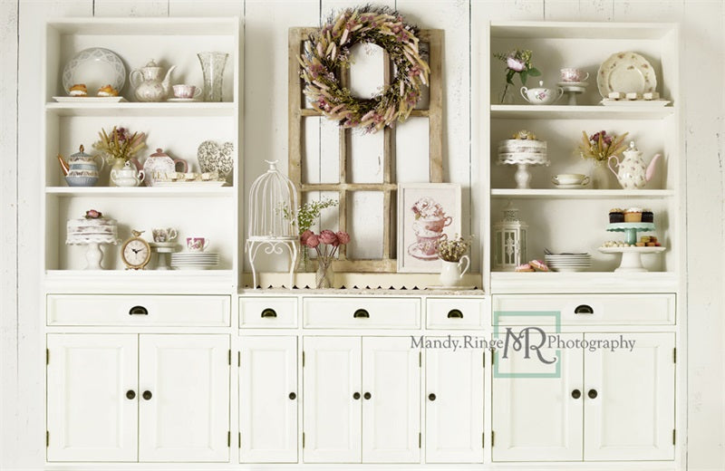 Kate Mother's Day Tea Kitchen Backdrop Designed by Mandy Ringe Photography -UK