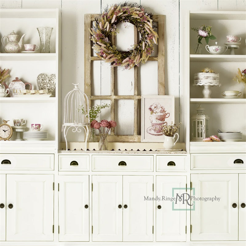 Kate Mother's Day Tea Kitchen Backdrop Designed by Mandy Ringe Photography -UK