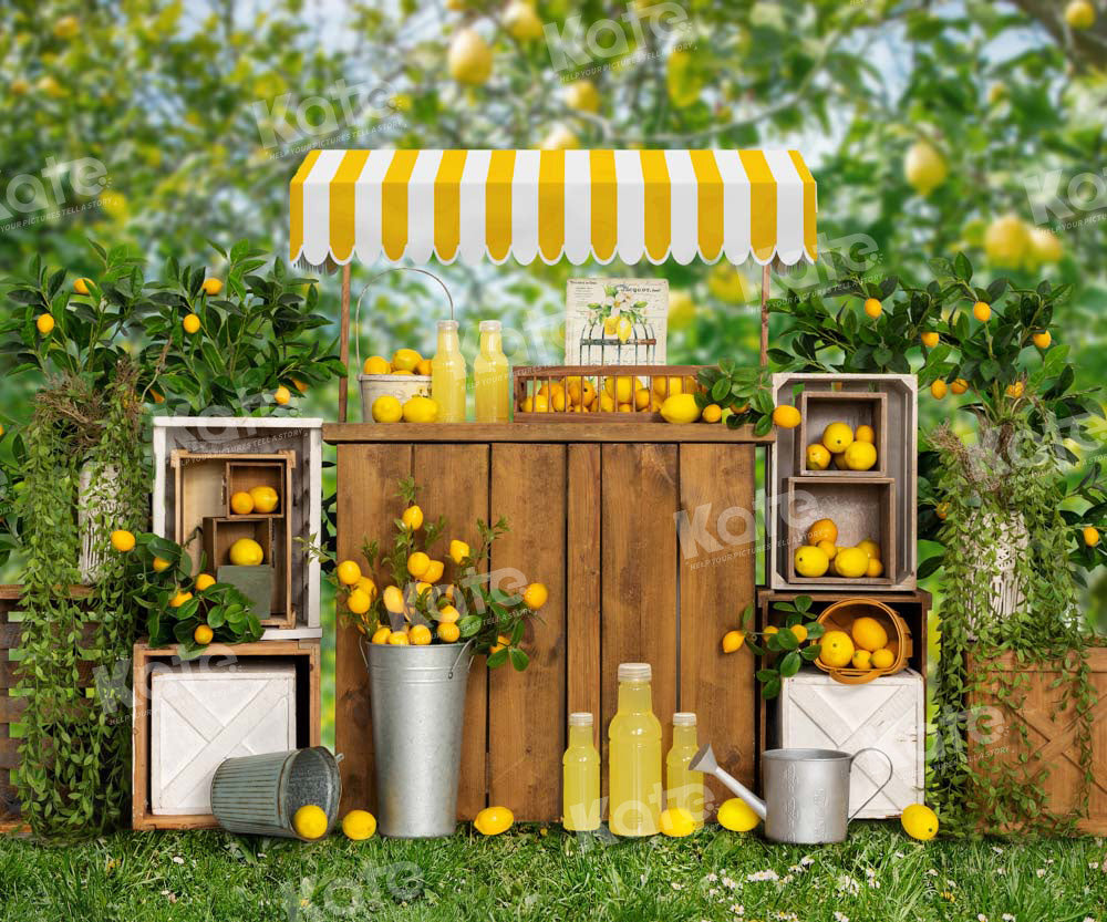 Kate Summer Lemon Trees Backdrop Designed by Emetselch