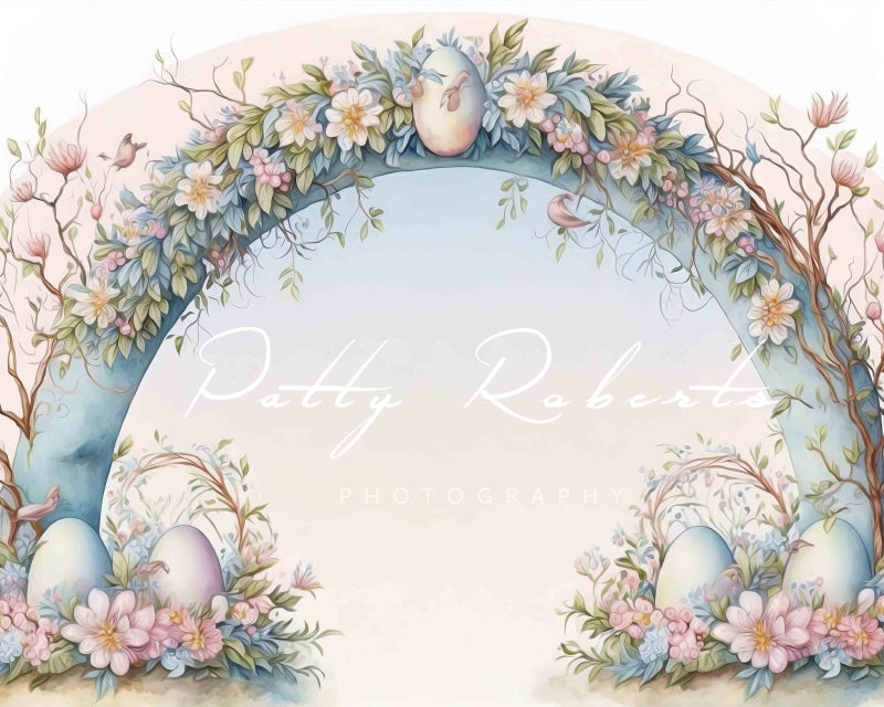Kate Joyful Spring Easter Egg Backdrop Designed by Patty Robert -UK