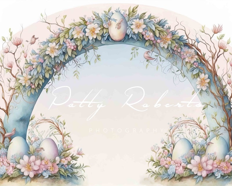 Kate Joyful Spring Easter Egg Backdrop Designed by Patty Robert