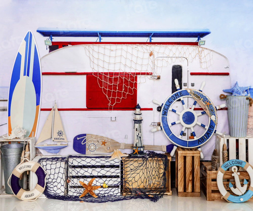 Kate Summer Beach Vacation Backdrop for Photography -UK