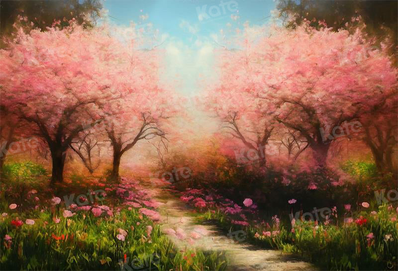 Kate Spring Flower Garden Backdrop for Photography -UK